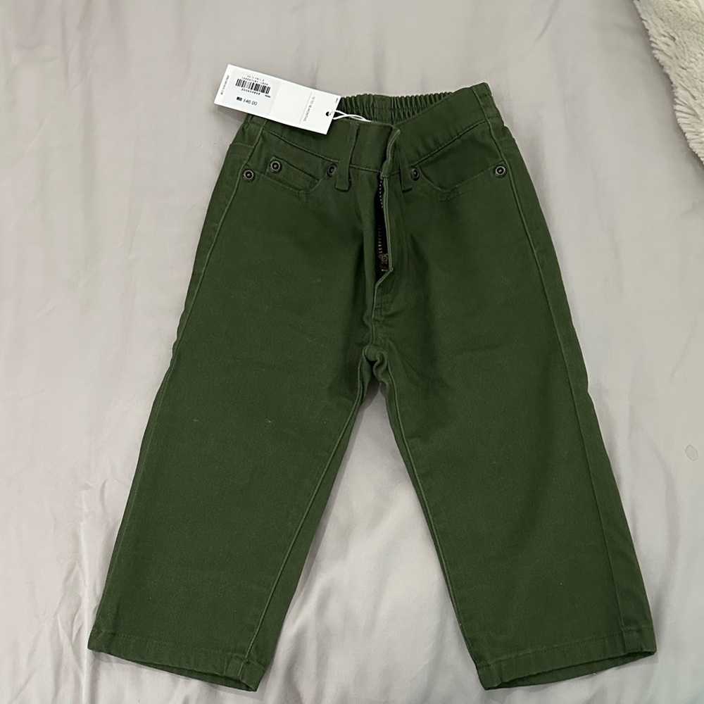 NWT Janie and Jack Green Pants
